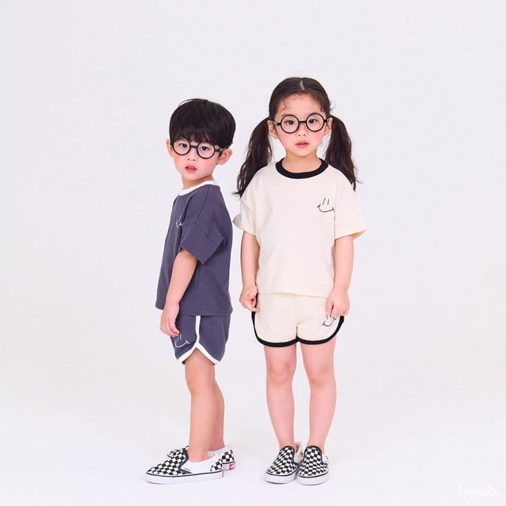 Hanab - Korean Children Fashion - #designkidswear - Natural Top Bottom Set - 5