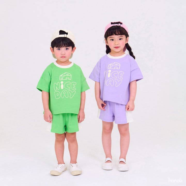 Hanab - Korean Children Fashion - #designkidswear - Nice Cheese Top Bottom Set