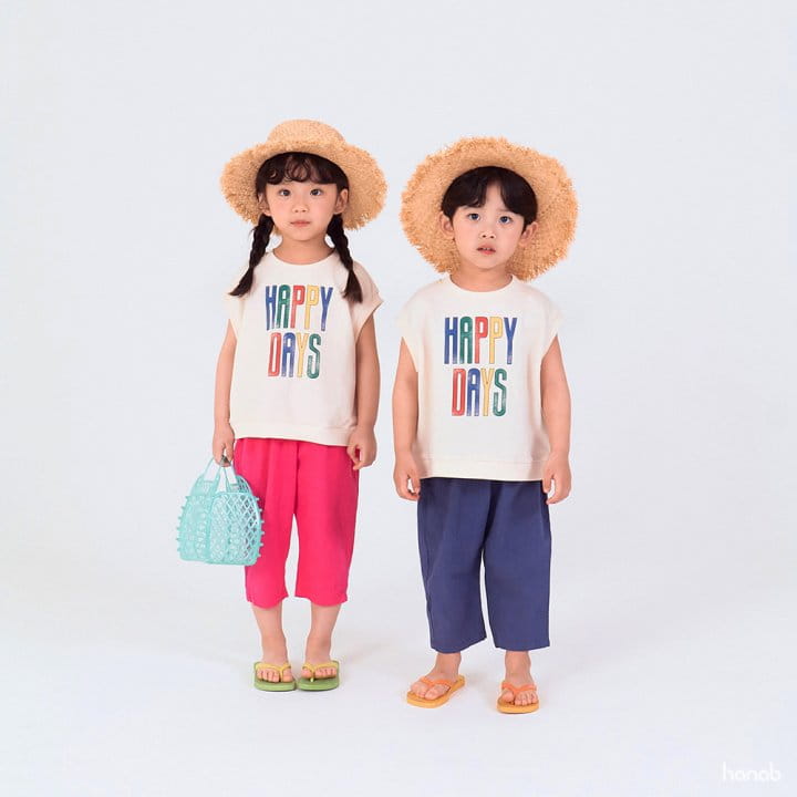 Hanab - Korean Children Fashion - #designkidswear - Summer Slub Pants - 8