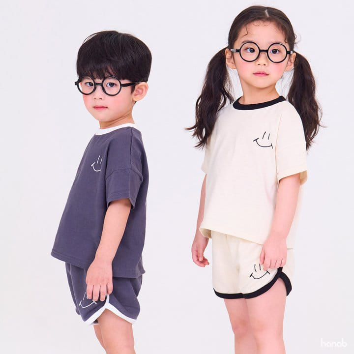 Hanab - Korean Children Fashion - #discoveringself - Natural Top Bottom Set - 6