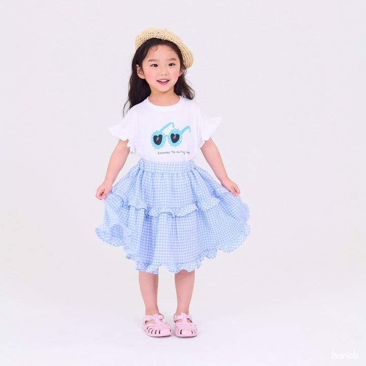 Hanab - Korean Children Fashion - #discoveringself - Sunglasses Skirt Top Bottom Set - 3