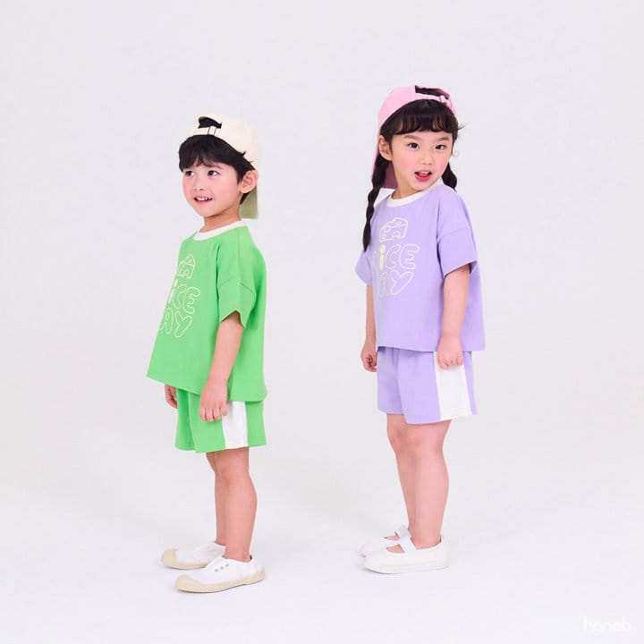 Hanab - Korean Children Fashion - #discoveringself - Nice Cheese Top Bottom Set - 2