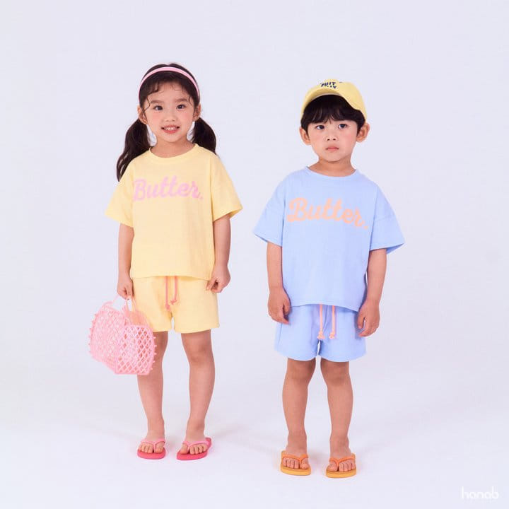 Hanab - Korean Children Fashion - #discoveringself - Neon Butter Top Bottom Set - 8