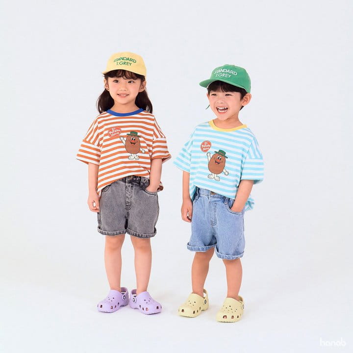 Hanab - Korean Children Fashion - #discoveringself - Denim Shorts - 8