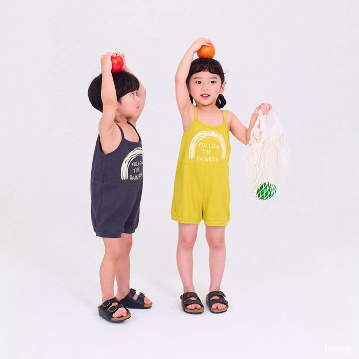 Hanab - Korean Children Fashion - #fashionkids - Rain Bow Overalls - 9
