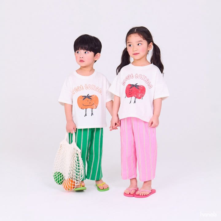Hanab - Korean Children Fashion - #fashionkids - Tomato Top Bottom Set - 8
