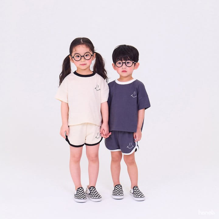 Hanab - Korean Children Fashion - #fashionkids - Natural Top Bottom Set - 7