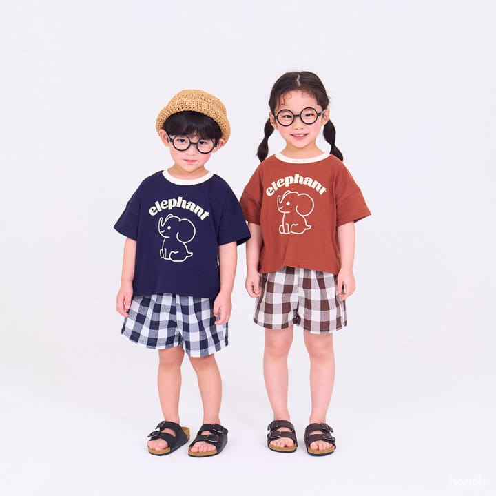 Hanab - Korean Children Fashion - #fashionkids - Elephant Top Bottom Set - 5