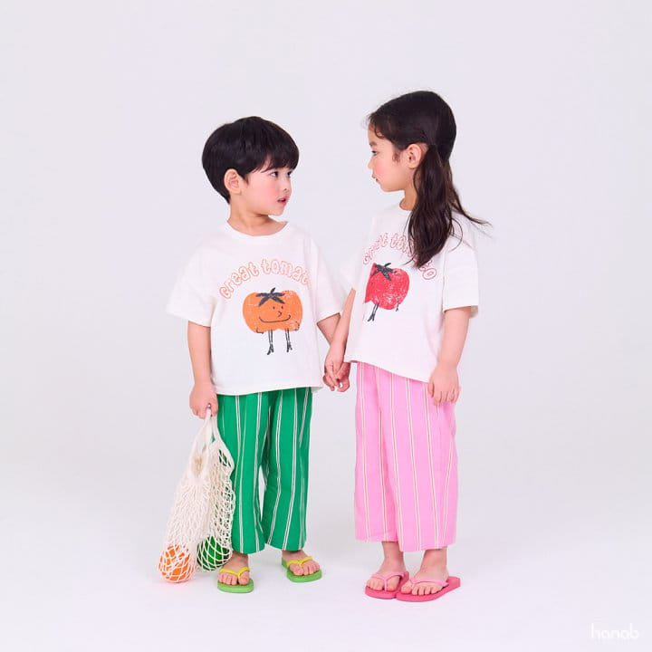 Hanab - Korean Children Fashion - #kidsshorts - Tomato Top Bottom Set - 9