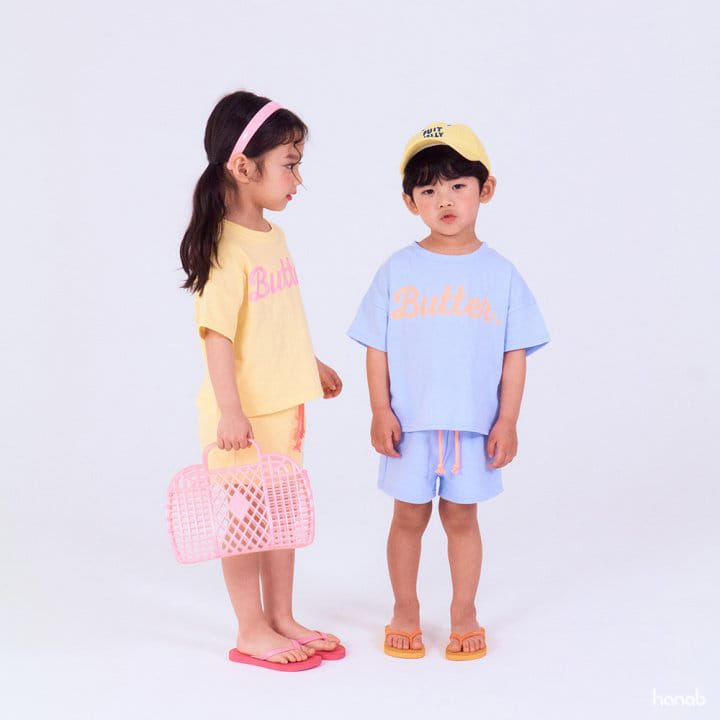 Hanab - Korean Children Fashion - #kidsshorts - Neon Butter Top Bottom Set - 10