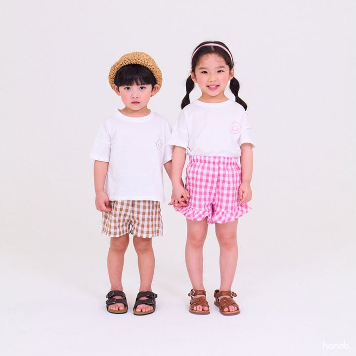 Hanab - Korean Children Fashion - #kidsstore - Touch Smile Top Bottom Set - 2