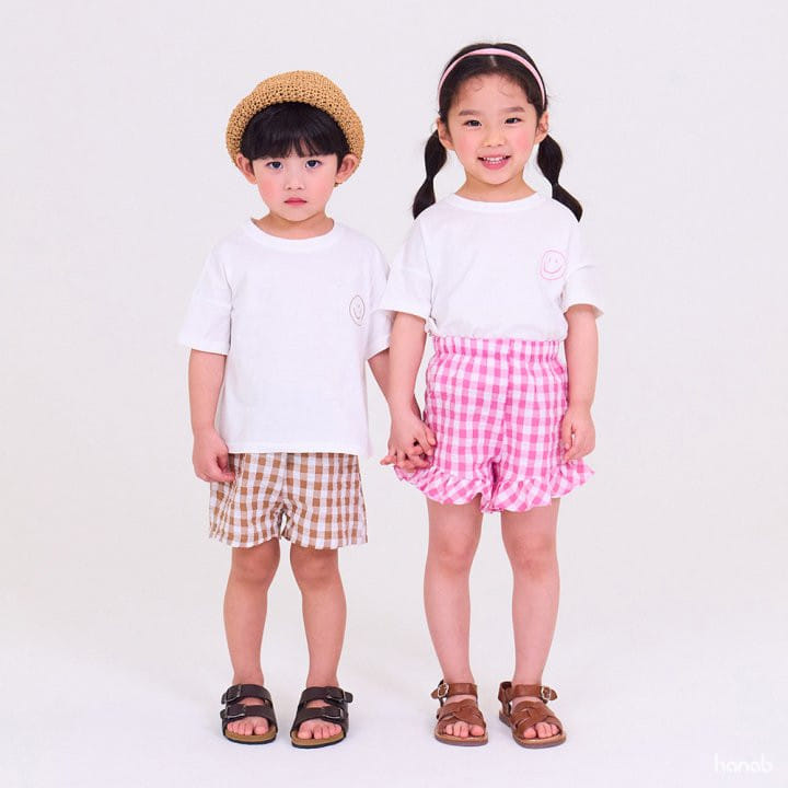 Hanab - Korean Children Fashion - #kidzfashiontrend - Touch Smile Top Bottom Set - 3