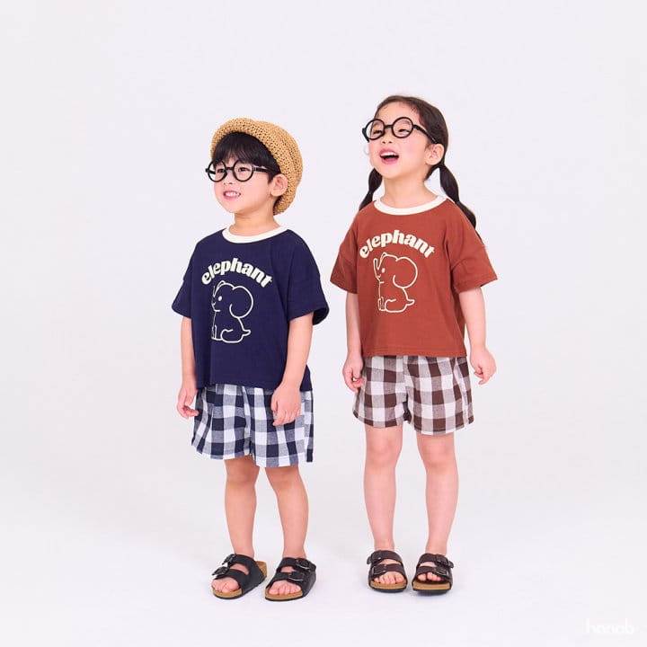 Hanab - Korean Children Fashion - #kidzfashiontrend - Elephant Top Bottom Set - 8
