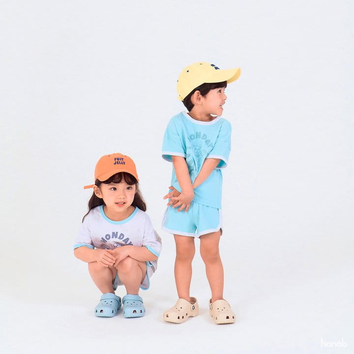 Hanab - Korean Children Fashion - #kidzfashiontrend - Monday Top Bottom Set - 3