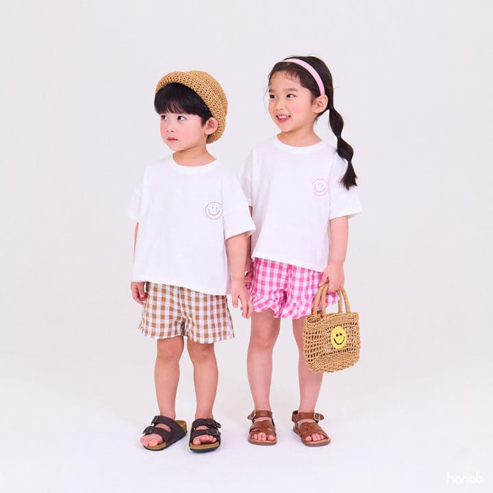 Hanab - Korean Children Fashion - #littlefashionista - Touch Smile Top Bottom Set - 5