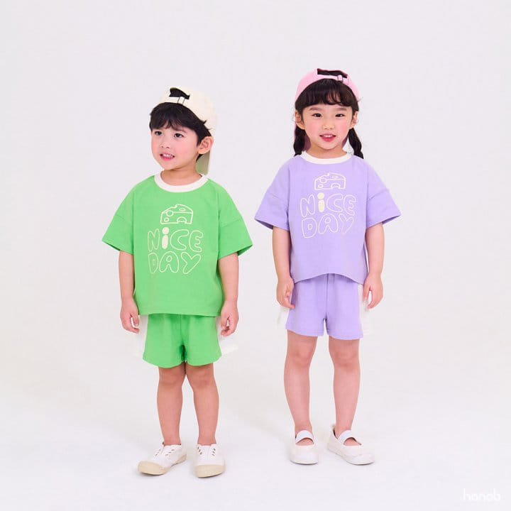 Hanab - Korean Children Fashion - #littlefashionista - Nice Cheese Top Bottom Set - 8