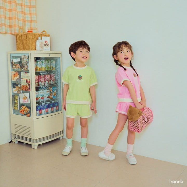 Hanab - Korean Children Fashion - #littlefashionista - Original Bear Top Bottom Set - 9