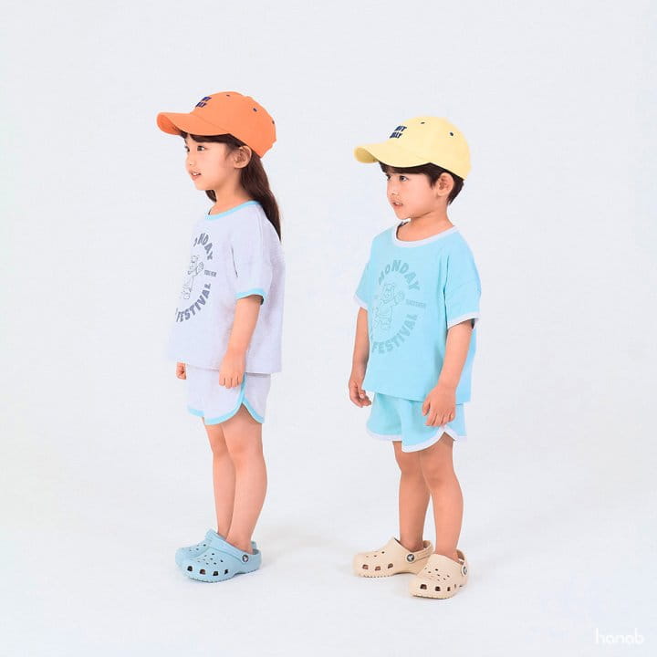 Hanab - Korean Children Fashion - #littlefashionista - Monday Top Bottom Set - 5