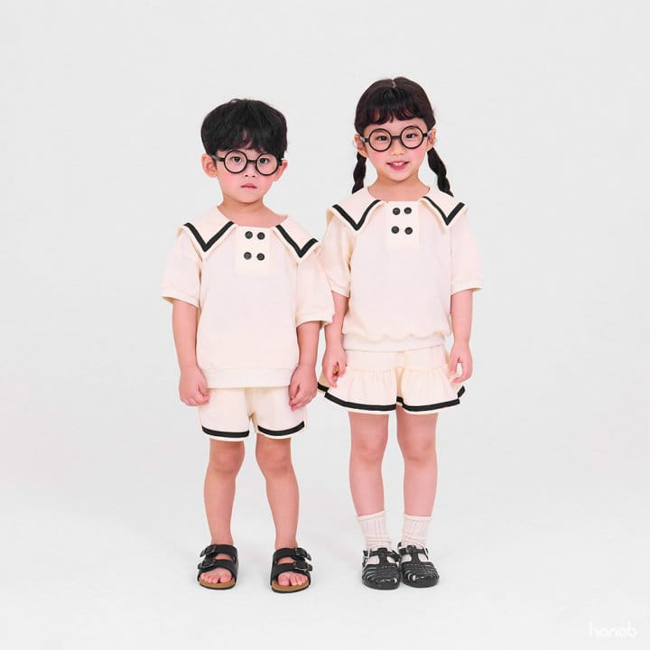 Hanab - Korean Children Fashion - #littlefashionista - Uni Sera Top Bottom Set - 2