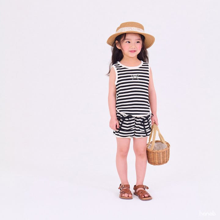 Hanab - Korean Children Fashion - #magicofchildhood - Ribbon ST Top Bottom Set - 5