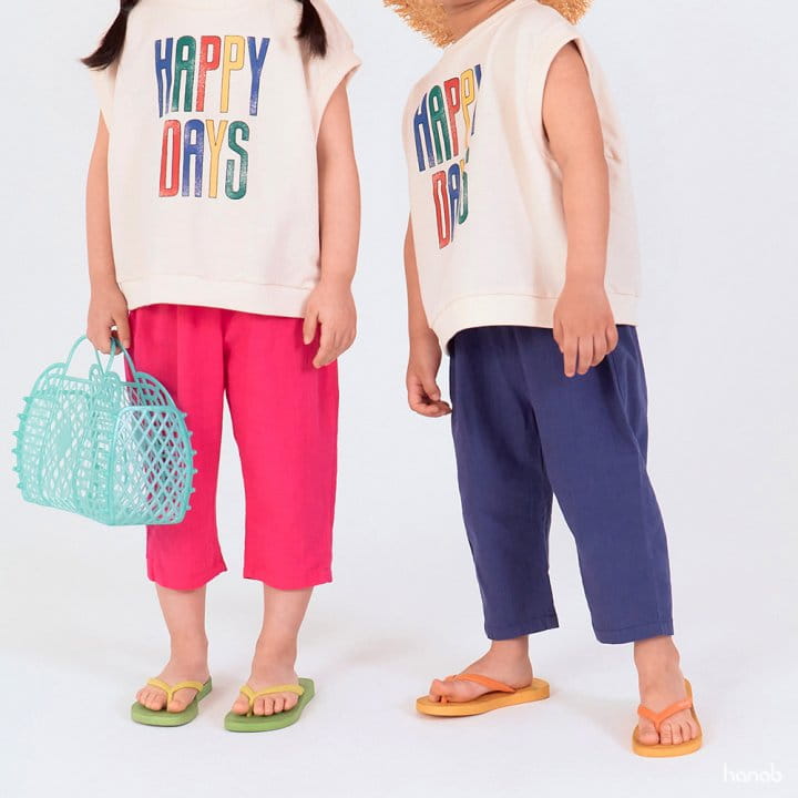 Hanab - Korean Children Fashion - #magicofchildhood - Summer Slub Pants - 2