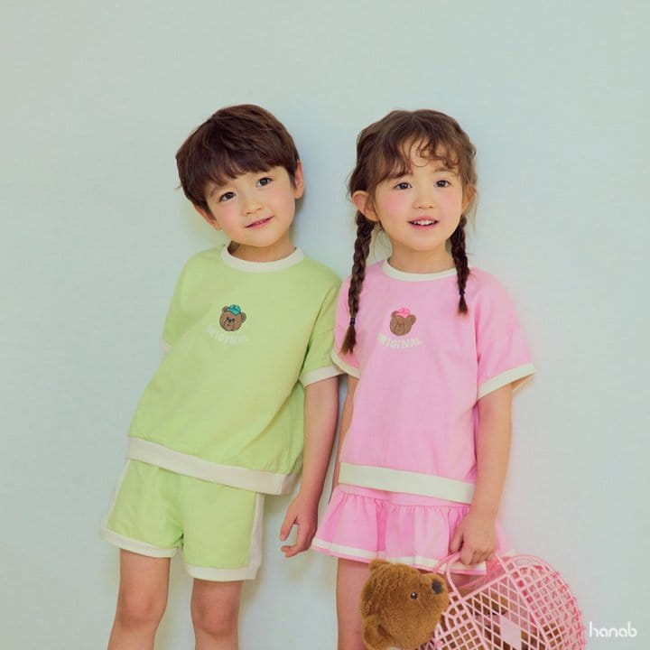 Hanab - Korean Children Fashion - #magicofchildhood - Original Bear Top Bottom Set - 10
