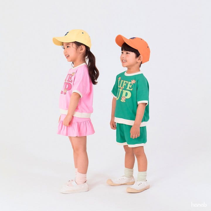 Hanab - Korean Children Fashion - #magicofchildhood - Life Up Top Bottom Set - 7
