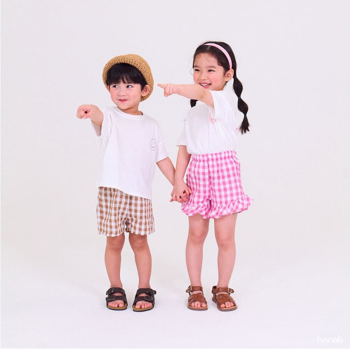 Hanab - Korean Children Fashion - #minifashionista - Touch Smile Top Bottom Set - 7