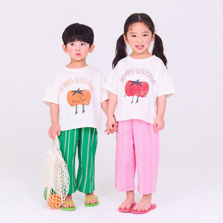 Hanab - Korean Children Fashion - #minifashionista - Tomato Top Bottom Set