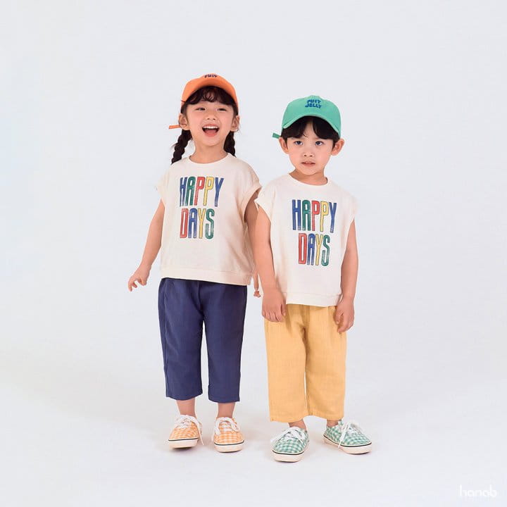 Hanab - Korean Children Fashion - #minifashionista - Summer Slub Pants - 3