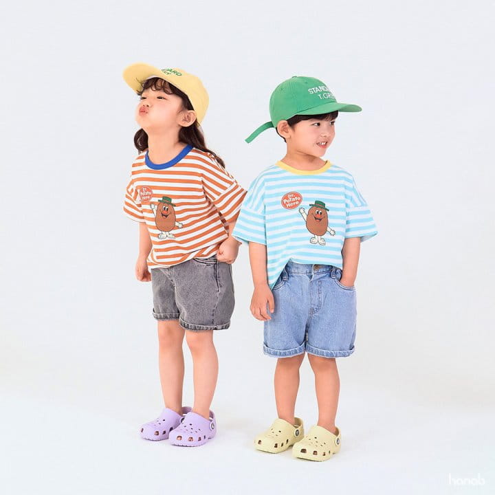 Hanab - Korean Children Fashion - #minifashionista - Denim Shorts - 2