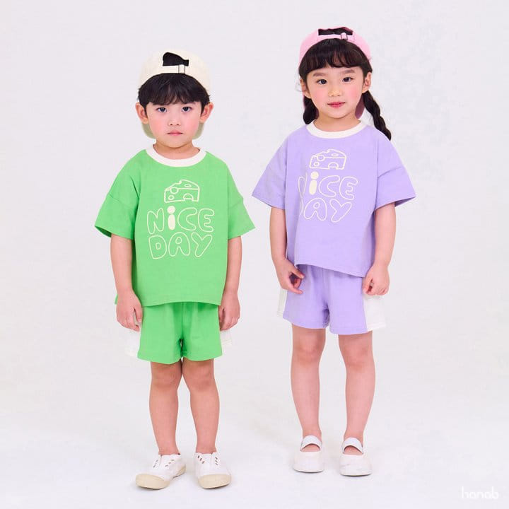 Hanab - Korean Children Fashion - #prettylittlegirls - Nice Cheese Top Bottom Set - 11