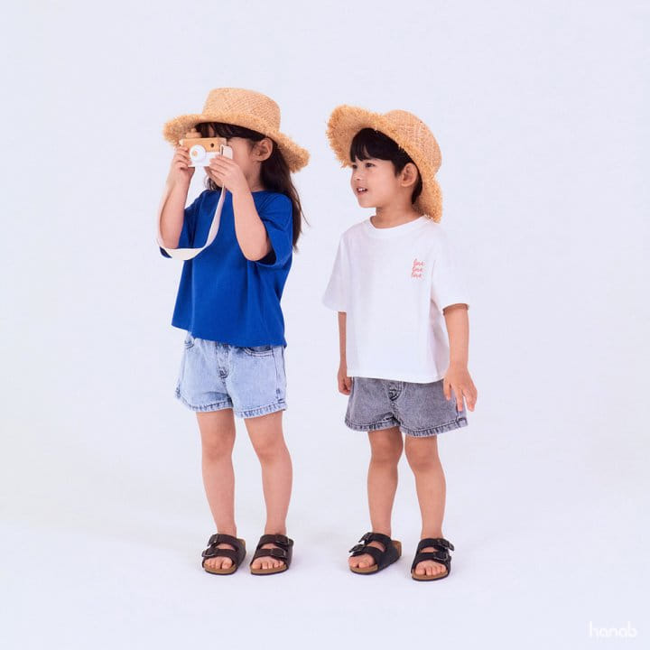 Hanab - Korean Children Fashion - #prettylittlegirls - Love Love Short Sleeve Tee - 2