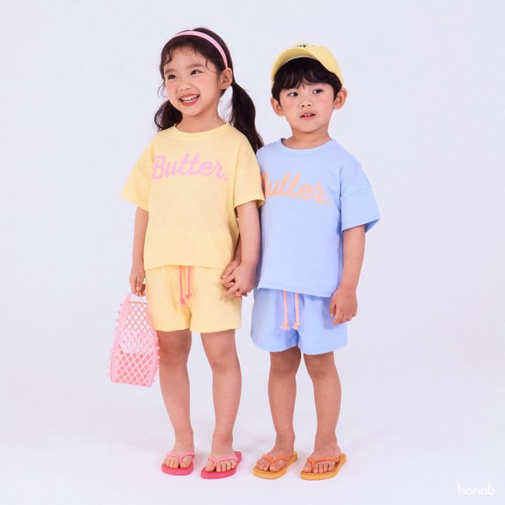 Hanab - Korean Children Fashion - #prettylittlegirls - Neon Butter Top Bottom Set