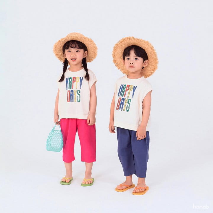 Hanab - Korean Children Fashion - #minifashionista - Summer Slub Pants - 4
