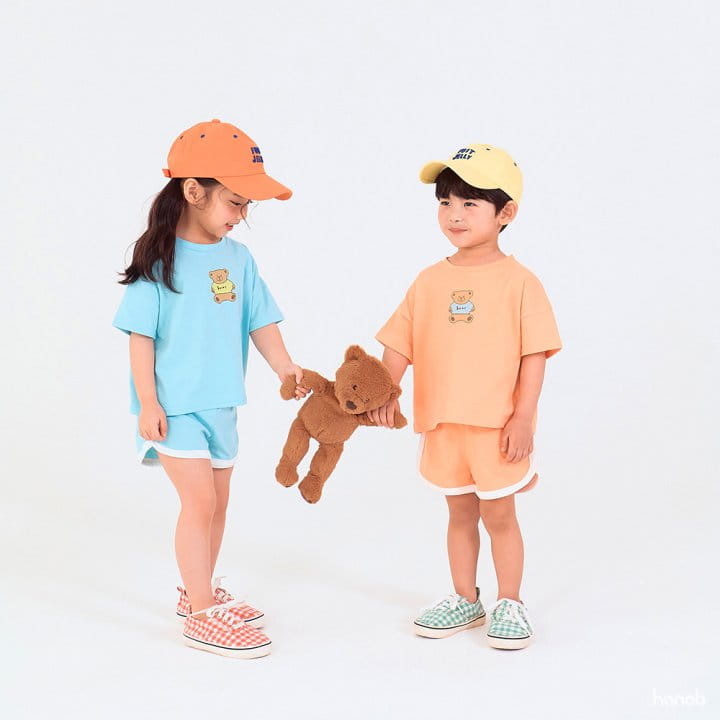Hanab - Korean Children Fashion - #prettylittlegirls - Mini Bear Top Bottom Set - 10