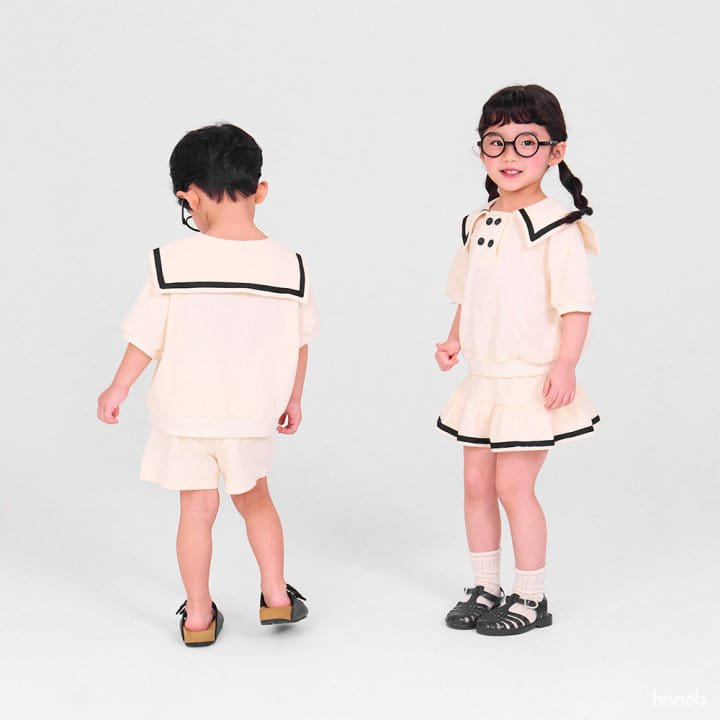Hanab - Korean Children Fashion - #prettylittlegirls - Uni Sera Top Bottom Set - 5