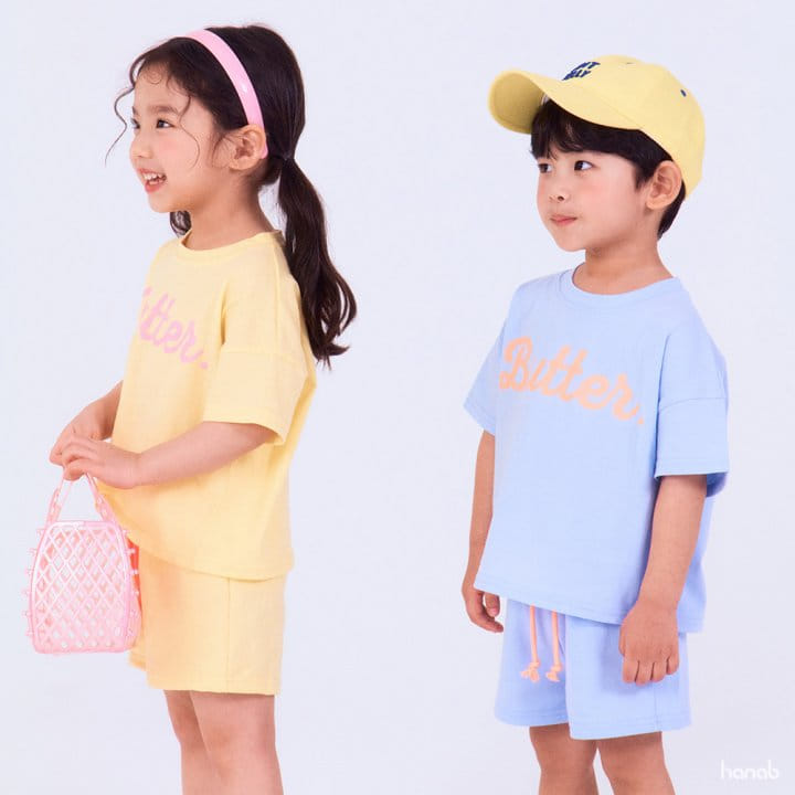 Hanab - Korean Children Fashion - #toddlerclothing - Neon Butter Top Bottom Set - 4