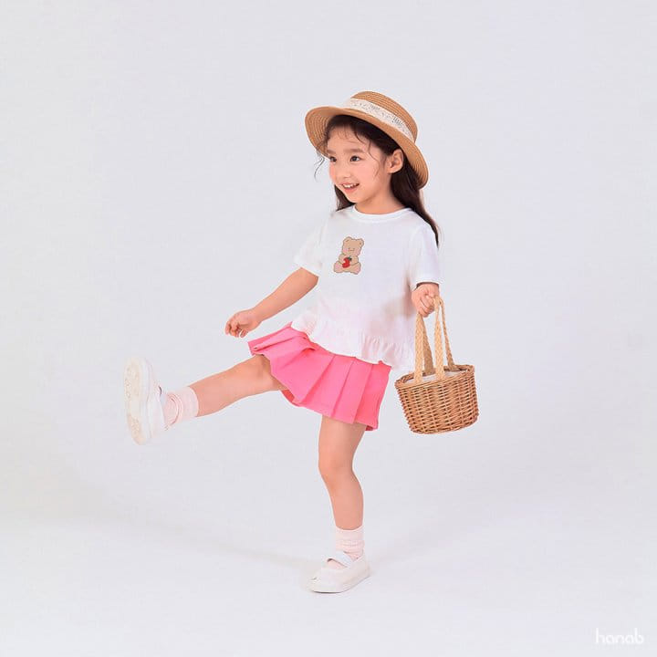 Hanab - Korean Children Fashion - #stylishchildhood - Strawberry Bear Tee - 7