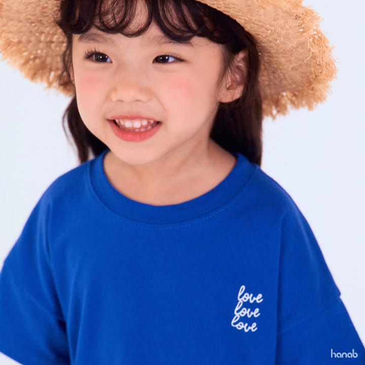 Hanab - Korean Children Fashion - #todddlerfashion - Love Love Short Sleeve Tee - 3