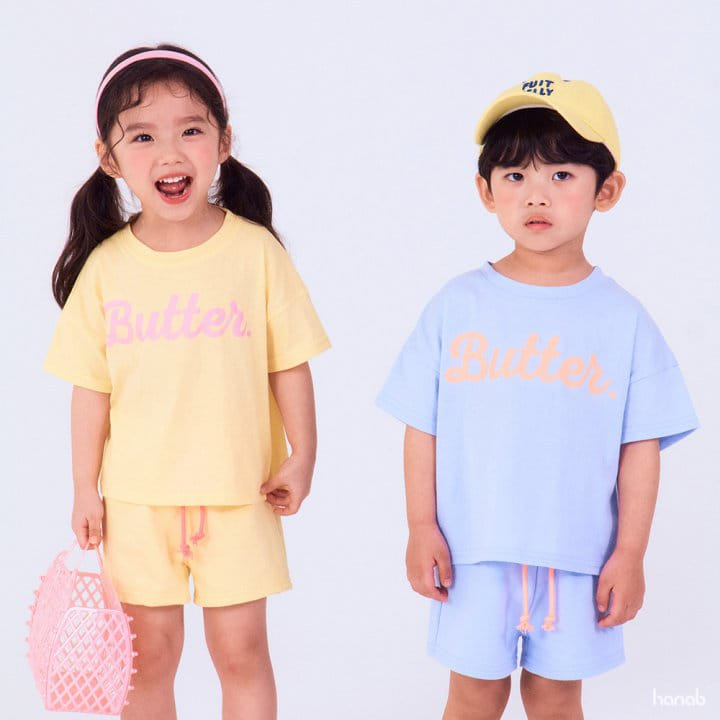 Hanab - Korean Children Fashion - #todddlerfashion - Neon Butter Top Bottom Set - 2