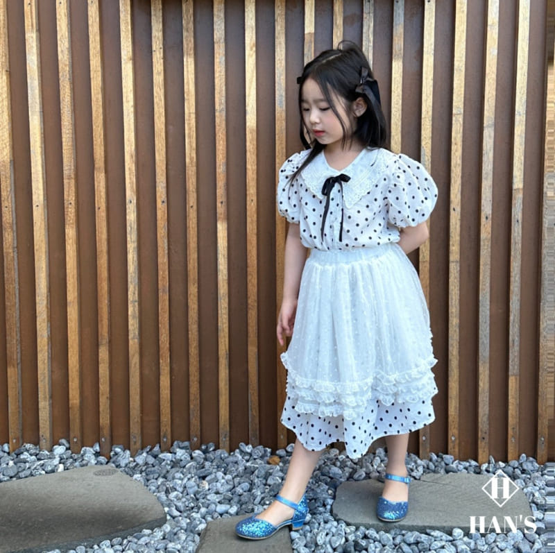 Han's - Korean Children Fashion - #Kfashion4kids - Dot Mesh Kan Kan Skirt - 11