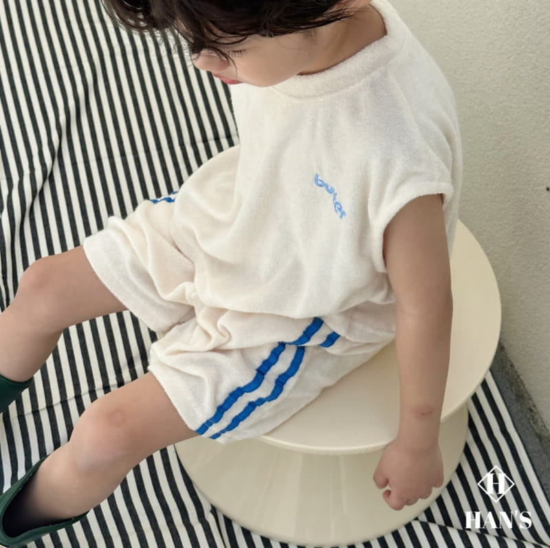 Han's - Korean Children Fashion - #Kfashion4kids - Butter Terry Top Bottom Set - 7