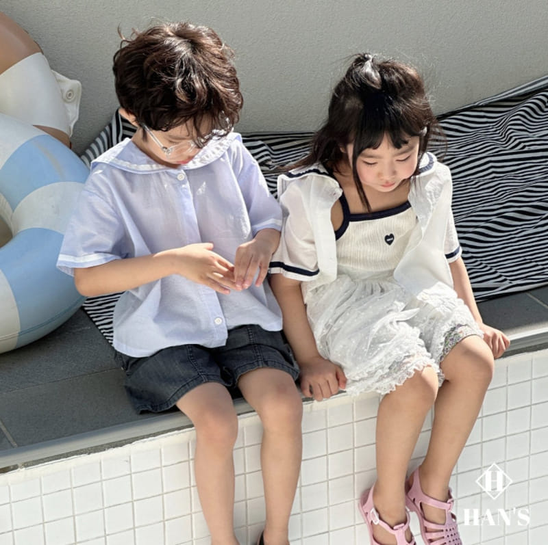 Han's - Korean Children Fashion - #childofig - Eyelet Sleeveless Tee - 11