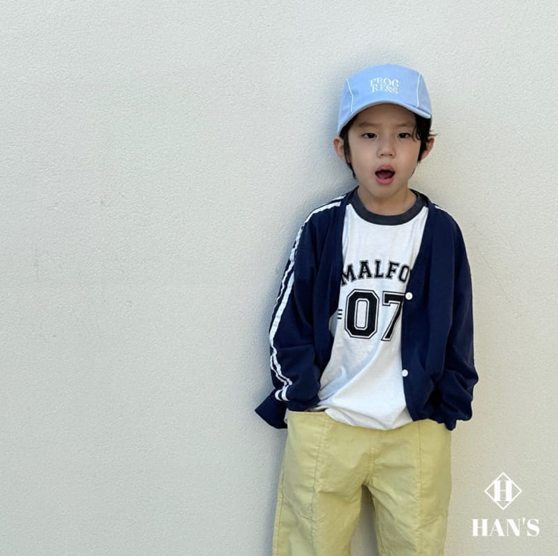 Han's - Korean Children Fashion - #childofig - Two Line Point Cardigan  - 8