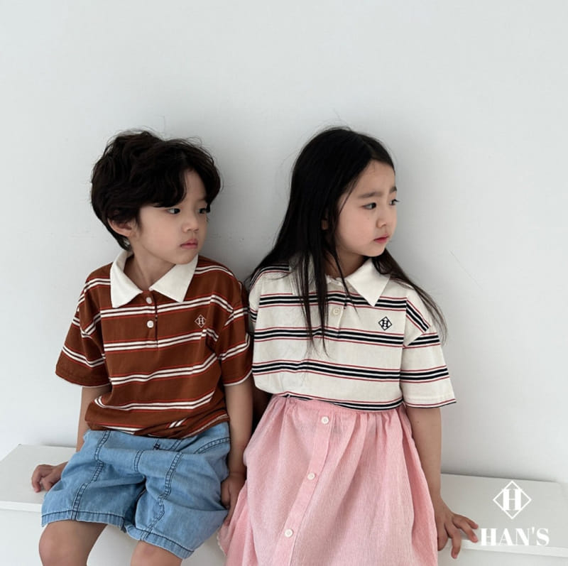 Han's - Korean Children Fashion - #childofig - Collar ST Tee - 7