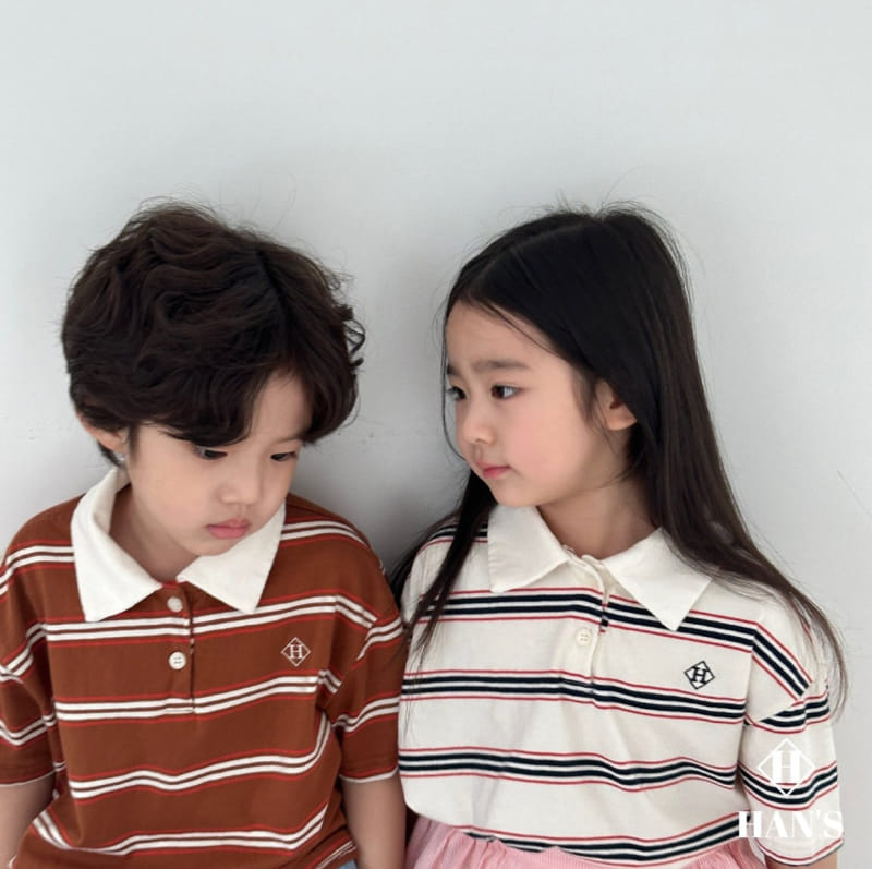 Han's - Korean Children Fashion - #childofig - Collar ST Tee - 8