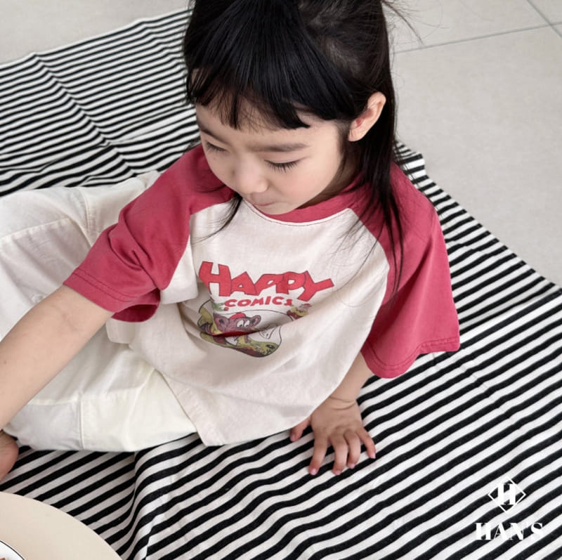 Han's - Korean Children Fashion - #childofig - Color Raglan Tee - 7