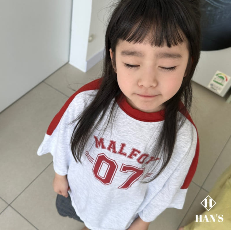 Han's - Korean Children Fashion - #childofig - Number Color Tee - 6