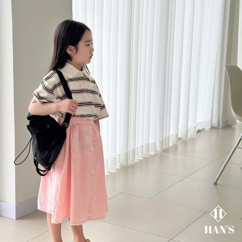 Han's - Korean Children Fashion - #childrensboutique - Collar ST Tee - 9